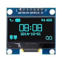 Módulo De Display OLED LCD LED De 1.3 Polegadas SPI IIC I2C Comunicação Branco Azul 128X64