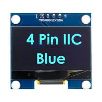 Módulo De Display OLED LCD LED De 1.3 Polegadas SPI IIC I2C Comunicação Branco Azul 128X64