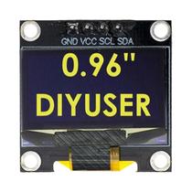 Módulo De Display OLED SSD1306 128x64 Branco Azul Amarelo IIC I2C Placa De Tela LCD Para Arduino