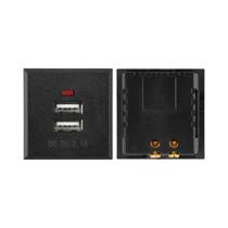 Módulo De Energia Dual USB 5V 2.1A Transformador AC Para DC Adaptador Carregador De Celular