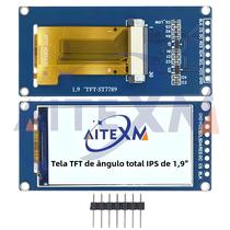 Módulo De Exibição Colorida TFT LCD De 1,9 Polegadas Porta SPI Para Arduino 170x320 ST7789 Tela IPS