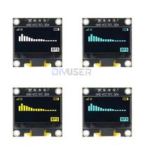 Módulo de Exibição OLED de 0,96 Polegadas (128x64) I2C - Branco, Azul e Amarelo - para Arduino