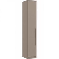 Módulo de Guarda Roupa 1 Porta Elegance Cinza/Níquel