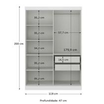 Modulo De Guarda Roupas Para Quarto 4 Portas E 2 Gavetas Madrid Maxel Branco Modulo De Guarda Roupas Para Quarto 4 Portas E 2 Gavetas Madrid Maxel Branco