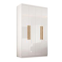 Modulo de Guarda Roupas Para Quarto 4 Portas e 2 Gavetas Madrid Maxel