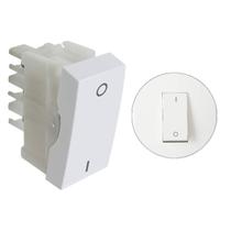 Módulo de Interruptor Bipolar Branco Simples Alumbra Siena 6056