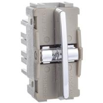 Módulo de Interruptor Bipolar Simples Cromado da Linha Novara - DC-1200/57 - DICOMPEL