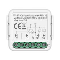 Módulo De Interruptor De Cortina Inteligente Tuya ZigBee WiFi RF433 Compatível Com Alexa Google Home