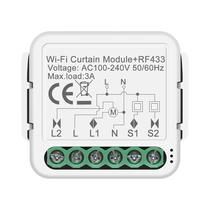 Módulo De Interruptor De Cortina Inteligente WiFi RF433 Para Persiana Elétrica Com Motor Funciona