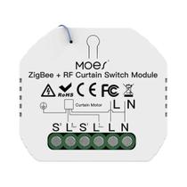 Módulo De Interruptor De Cortina Inteligente ZigBee RF433 Para Persianas Motorizadas 2MQTT Smart