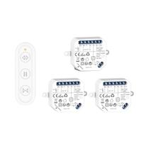 Módulo De Interruptor De Cortina WiFi Inteligente Com Controle Remoto E Temporizador, Funciona Com