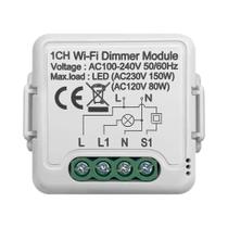 Módulo De Interruptor Dimmer WiFi Inteligente 10A Controle De 2 Vias Interruptor De Luz Regulável