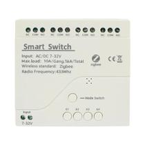 Módulo De Interruptor Relé Zigbee 4CH Para Casa Inteligente AC/DC 7-32V 85-250V Controle Remoto APP Módulo De Interruptor Relé Zigbee 4CH Para Casa Inteligente AC/DC 7-32V 85-250V Controle Remoto APP