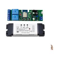 Módulo De Interruptor Wifi Inteligente 12V 32V 220V Controle Remoto RF 433 1/2/4 Canais Para Alexa
