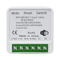 Módulo De Interruptor WiFi Inteligente 16A 20A RF433Mhz Relé De Disjuntor Controle Remoto De 2 Vias