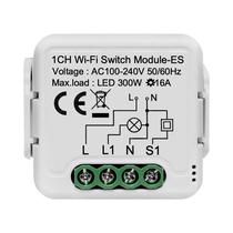 Módulo De Interruptor Wifi Inteligente 16A Medidor De Energia Controle De 2 Vias Tuya Alexa Google Módulo De Interruptor Wifi Inteligente 16A Medidor De Energia Controle De 2 Vias Tuya Alexa Google