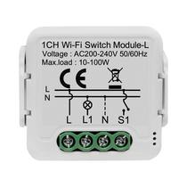 Módulo De Interruptor WiFi Inteligente Compatível Com Controle De Relé De Disjuntor Neutro Com Alexa