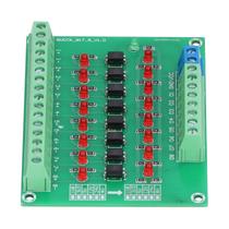 Módulo de isolamento óptico Conversor de sinal PLC de 8 canais de 24V a 5V