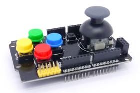 Módulo de Joystick para Games Shield Compatível com Arduino com botões coloridos - GC-05