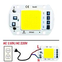 Módulo De Lâmpada LED COB 20W 30W 50W 220V AC Para Holofote De Jardim Externo