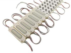 Módulo de LED COB IP66 2.4W Branco Frio 6500K 75x16mm 12V - Pacote com 200 Peças