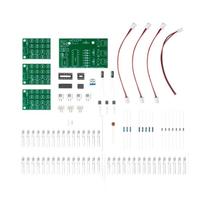 Módulo De Luz De Alarme LED Vermelho Branco Azul Com Flash, Kit De Prática De Soldagem Eletrônica Módulo De Luz De Alarme LED Vermelho Branco Azul Com Flash, Kit De Prática De Soldagem Eletrônica