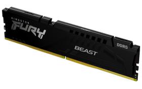 Módulo de memória Kingston Technology Fury Beast 8GB DDR5 5600MT/s Módulo de memória Kingston Technology Fury Beast 8GB DDR5 5600MT/s