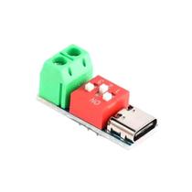 Módulo De Potência Ajustável Tipo-C PD QC Com Dial De Gatilho, Tensão DC De 5V-20V, Carregamento