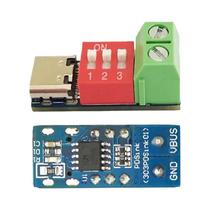 Módulo De Potência De Carregamento Rápido DC Com Ajuste De Tensão Tipo-C PD QC 5V-20V
