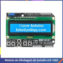 Módulo De Proteção De Teclado LCD Tela Azul 1602 Para Arduino ATMEGA328 ATMEGA2560 Raspberry Pi UNO