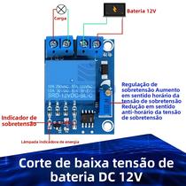 Módulo De Proteção E Recuperação Com Desligamento Automático Por Baixa Tensão Para Bateria 12V E