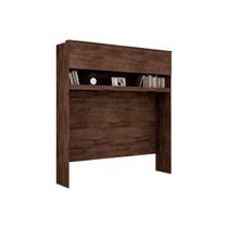 Módulo de Quarto Armário Ponte Aéreo Plus Casal 2 Portas 221cm Canela - Novo Horizonte