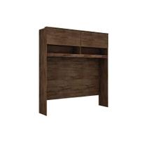 Módulo de Quarto Casal Armário Ponte Aéreo c/ 2 Portas Gold Bari Canela - Novo Horizonte