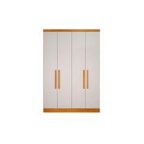 Módulo de Quarto Casal Guarda Roupa c/ 4 Portas e 3 Gavetas Rizon/Linea Cumaru/Fendi 25 - Novo Horizonte