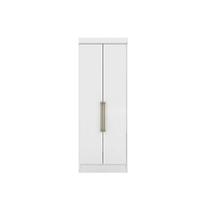 Módulo de Quarto Casal Guarda Roupa Módena 72200 c/ 2 Portas Branco - Demóbile