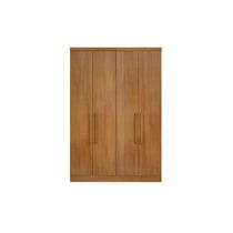 Módulo de Quarto Casal Guarda Roupa Rizon c/ 4 Portas e 3 Gavetas Freijó Cumaru - Novo Horizonte