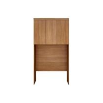 Módulo de Quarto Rizon Armário Ponte Aéreo Solteiro /Linea c/ 3 Portas Cumaru Ripado 3D - Novo Horizonte