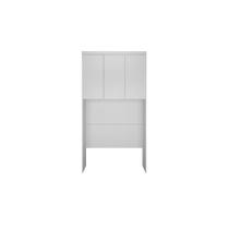 Módulo de Quarto Rizon Armário Ponte Aéreo Solteiro /Linea c/ 3 Portas Neve - Novo Horizonte