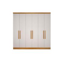 Módulo de Quarto Rizon Guarda Roupa c/ 6 Portas e 8 Gavetas /Linea Cumaru/Fendi 25 - Novo Horizonte Módulo de Quarto Rizon Guarda Roupa c/ 6 Portas e 8 Gavetas /Linea Cumaru/Fendi 25 - Novo Horizonte