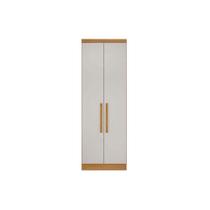 Módulo de Quarto Solteiro Guarda Roupa c/ 2 Portas e 3 Gavetas Rizon/Linea Cumaru/Fendi - Novo Horizonte