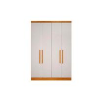 Módulo de Quarto Solteiro Guarda Roupa c/ 4 Portas e 3 Gavetas Rizon/Linea Cumaru/Fendi - Novo Horizonte Módulo de Quarto Solteiro Guarda Roupa c/ 4 Portas e 3 Gavetas Rizon/Linea Cumaru/Fendi - Novo Horizonte
