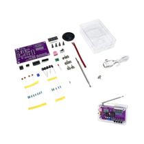 Módulo De Rádio FM Sintonizável 87-108MHz Kit DIY Com Display LED Controle De Volume HU-017A HU-017B
