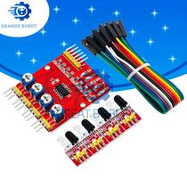 Módulo De Rastreamento Infravermelho De Quatro Canais Para Carros E Robôs BS F233-01 Detecção De