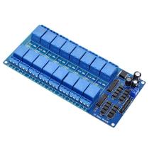 Módulo de relé ANMBEST 16 canais 12V com acoplador óptico para Arduino Módulo de relé ANMBEST 16 canais 12V com acoplador óptico para Arduino