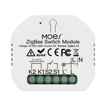 Módulo De Relé De Interruptor De Luz Inteligente 1/2/3 Gang ZigBee 3.0 Controle Pelo App Tuya Alexa