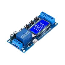 Módulo De Relé De Tempo Com Display LCD 5V 12V 24V, Temporizador De Ciclo De Desligamento De