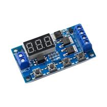 Módulo De Relé De Temporizador Ciclóide Ajustável Com Display LED DC 5V-36V