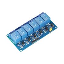 Módulo De Relé Optocoplador 5V 12V 24V 1/2/4/6/8 Vias Para Controle De Equipamentos De Automação Módulo De Relé Optocoplador 5V 12V 24V 1/2/4/6/8 Vias Para Controle De Equipamentos De Automação