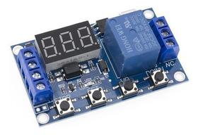 Módulo De Relé Tempo Atraso 1 Canal 5v Temporizador
