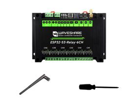 Módulo de relé WiFi industrial Waveshare ESP32-S3 6-Ch Módulo de relé WiFi industrial Waveshare ESP32-S3 6-Ch